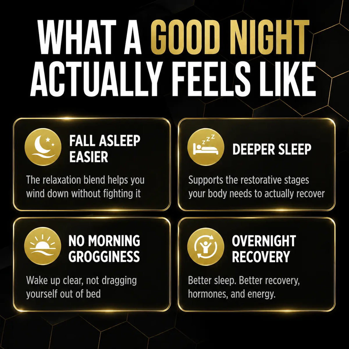 Lights Out Sleep. Sleep Aid Supplement