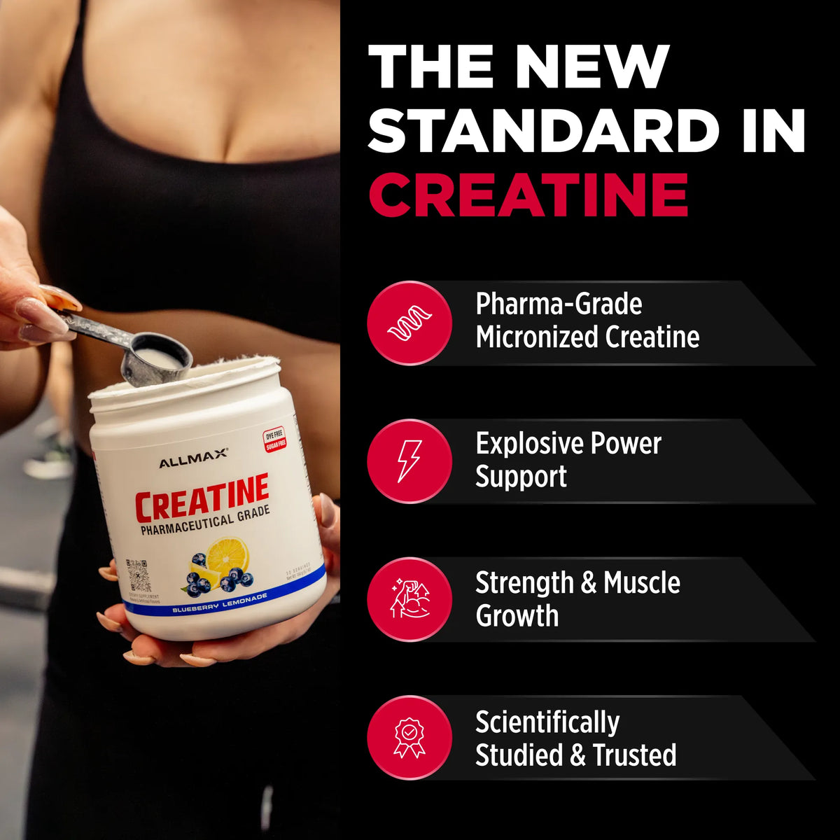 Flavored Creatine Monohydrate Powder