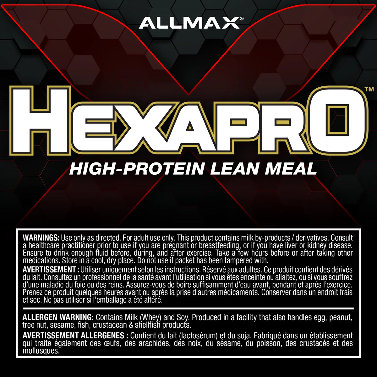 Hexapro : Repas maigre riche en protéines