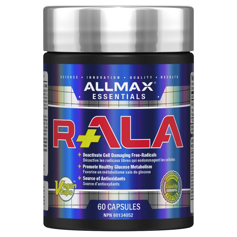 R-ALA by ALLMAX Nutrition in 60ct Size.