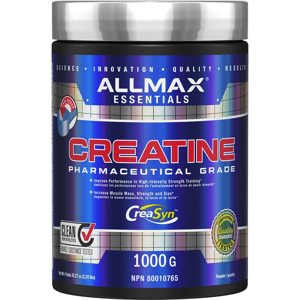 Creatine by ALLMAX Nutrition in 1000g Size.