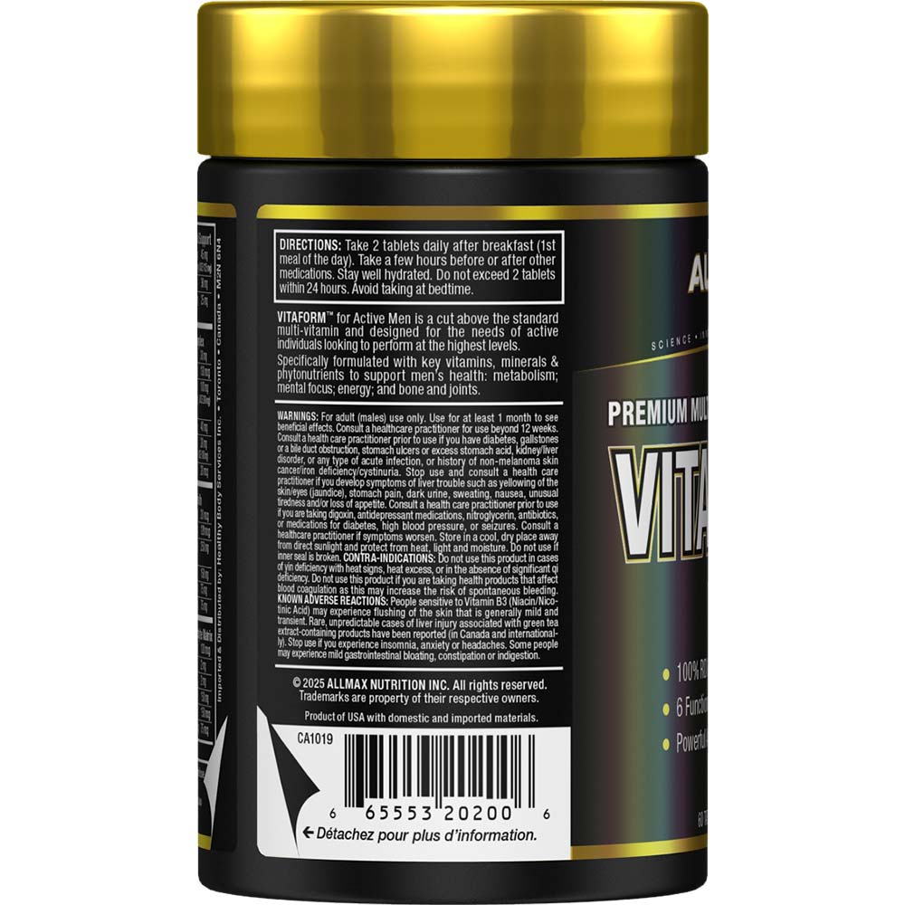 VITAFORM MEN by Allmax Nutrition 60 Tablets