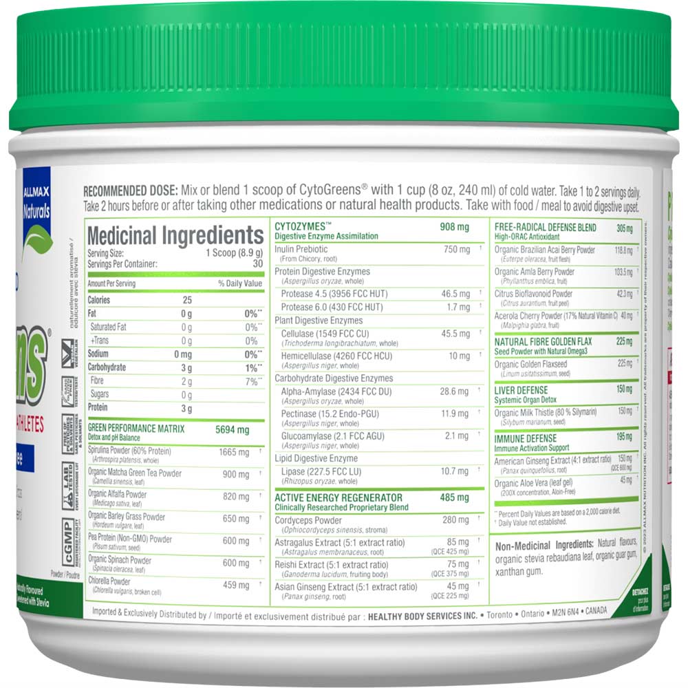 Cytogreens: Greens Powder