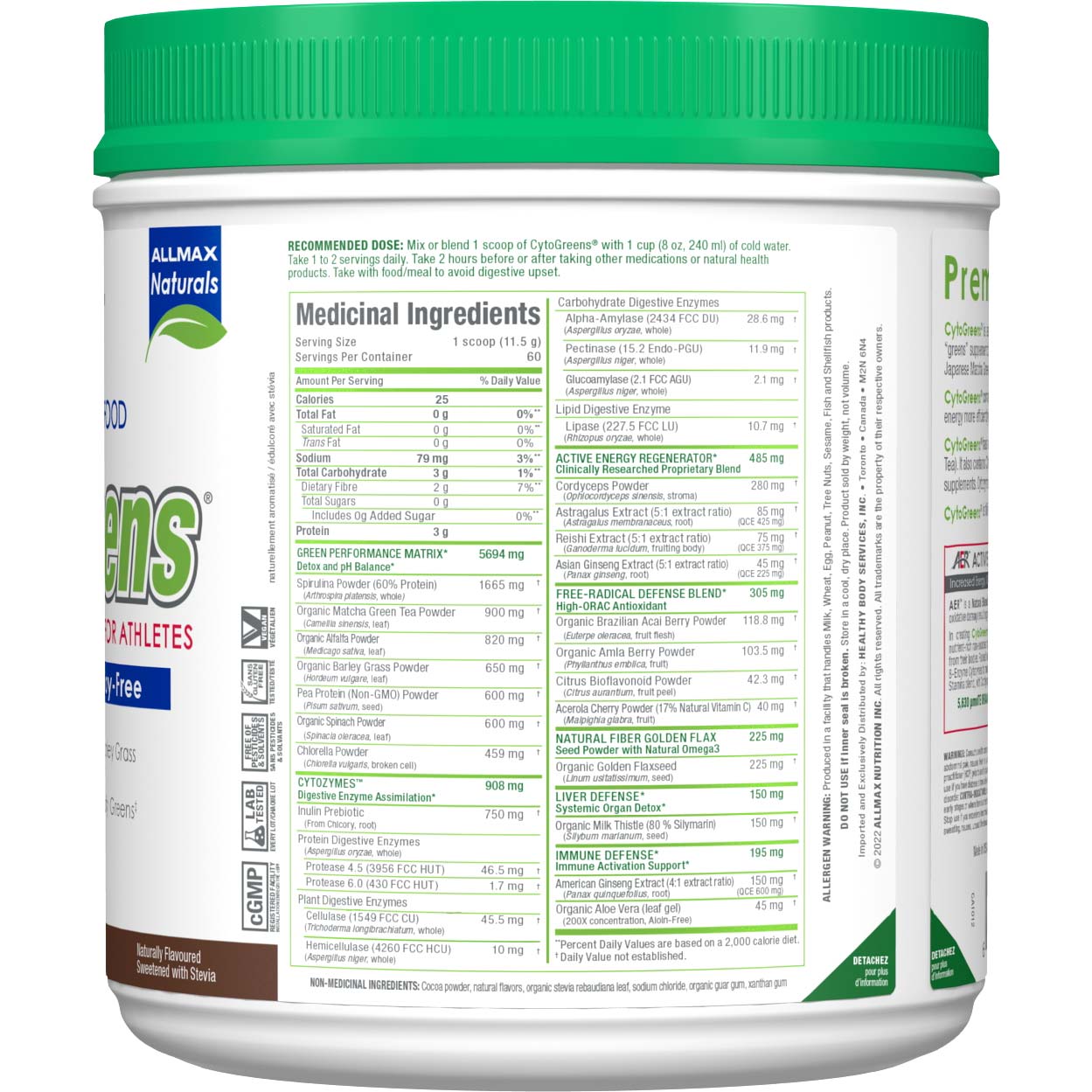 Cytogreens: Greens Powder