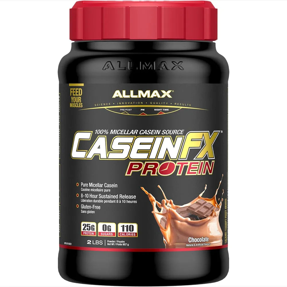 caseinfx allmax protein tub chocolate