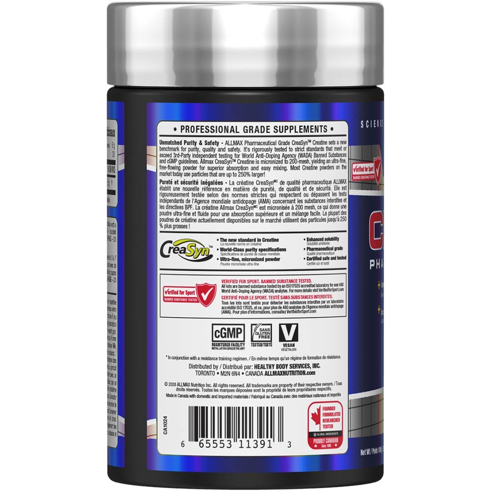 Poudre de monohydrate de créatine