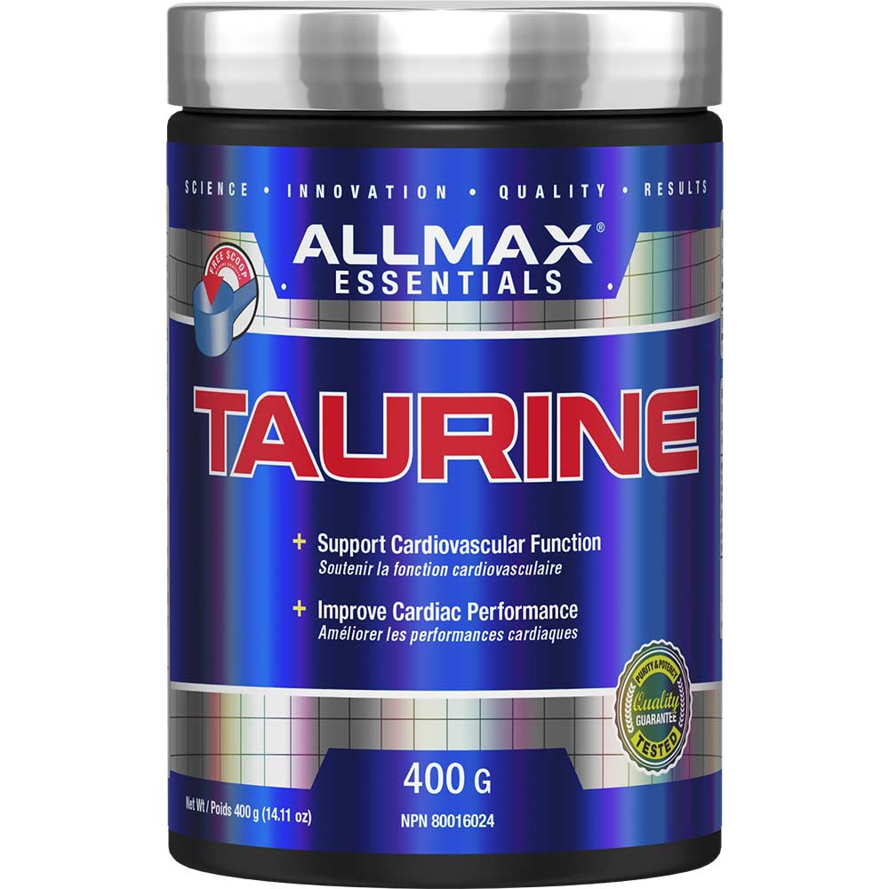 Taurine by ALLMAX Nutrition in 400g Size.