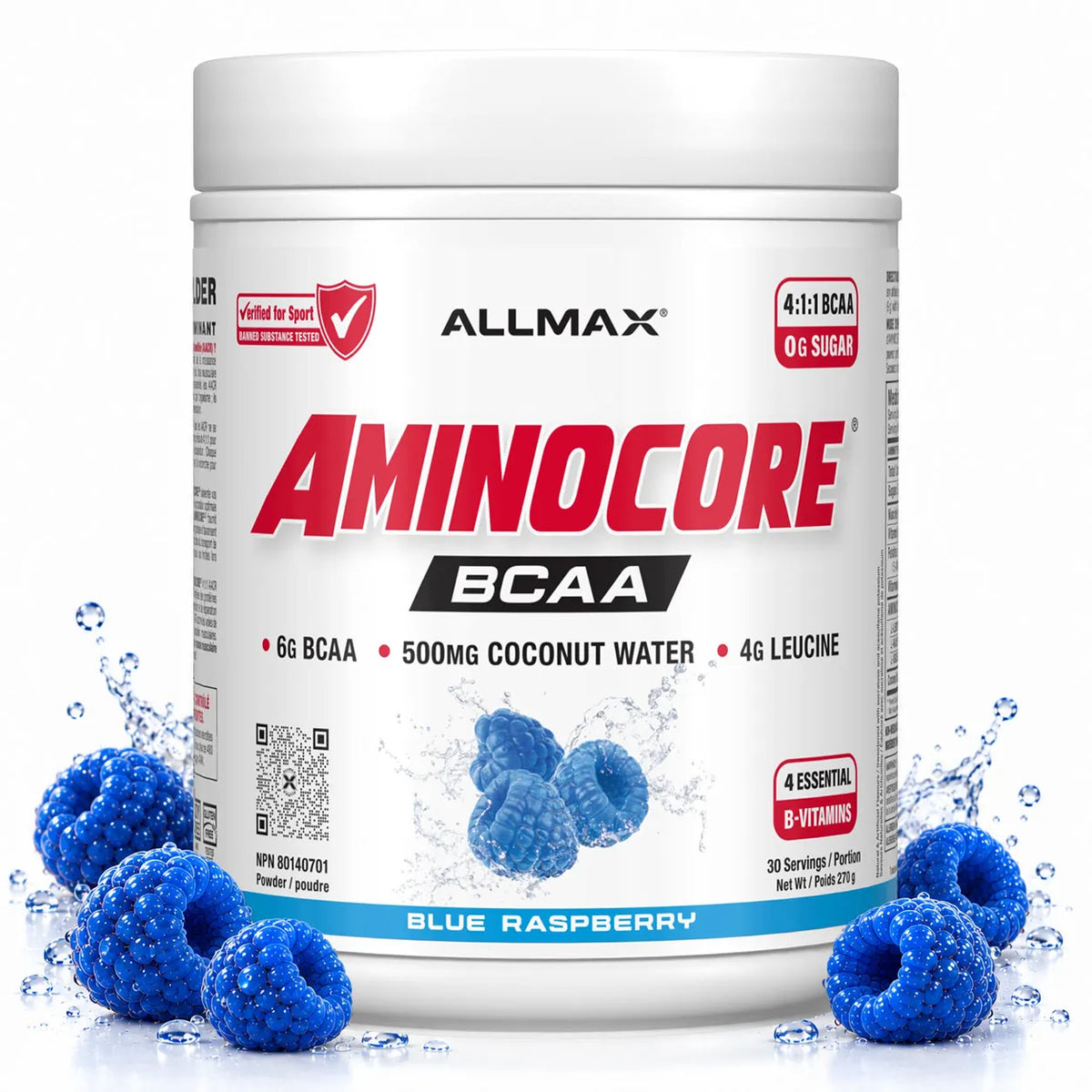 Aminocore : poudre de supplément BCAA