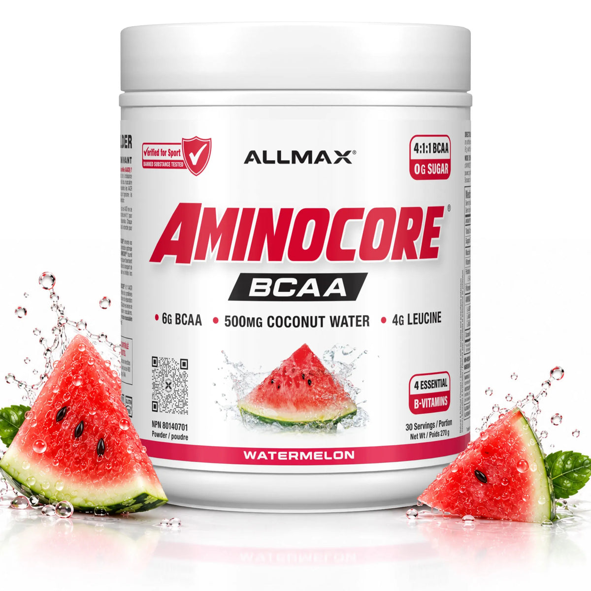 Aminocore : poudre de supplément BCAA