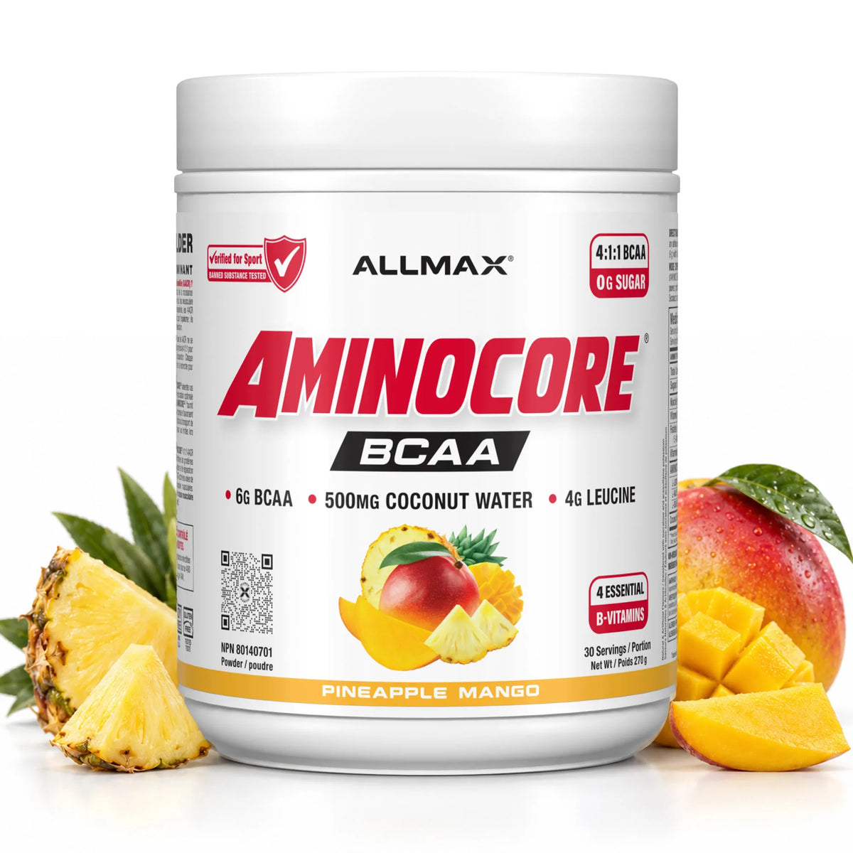 Aminocore : poudre de supplément BCAA