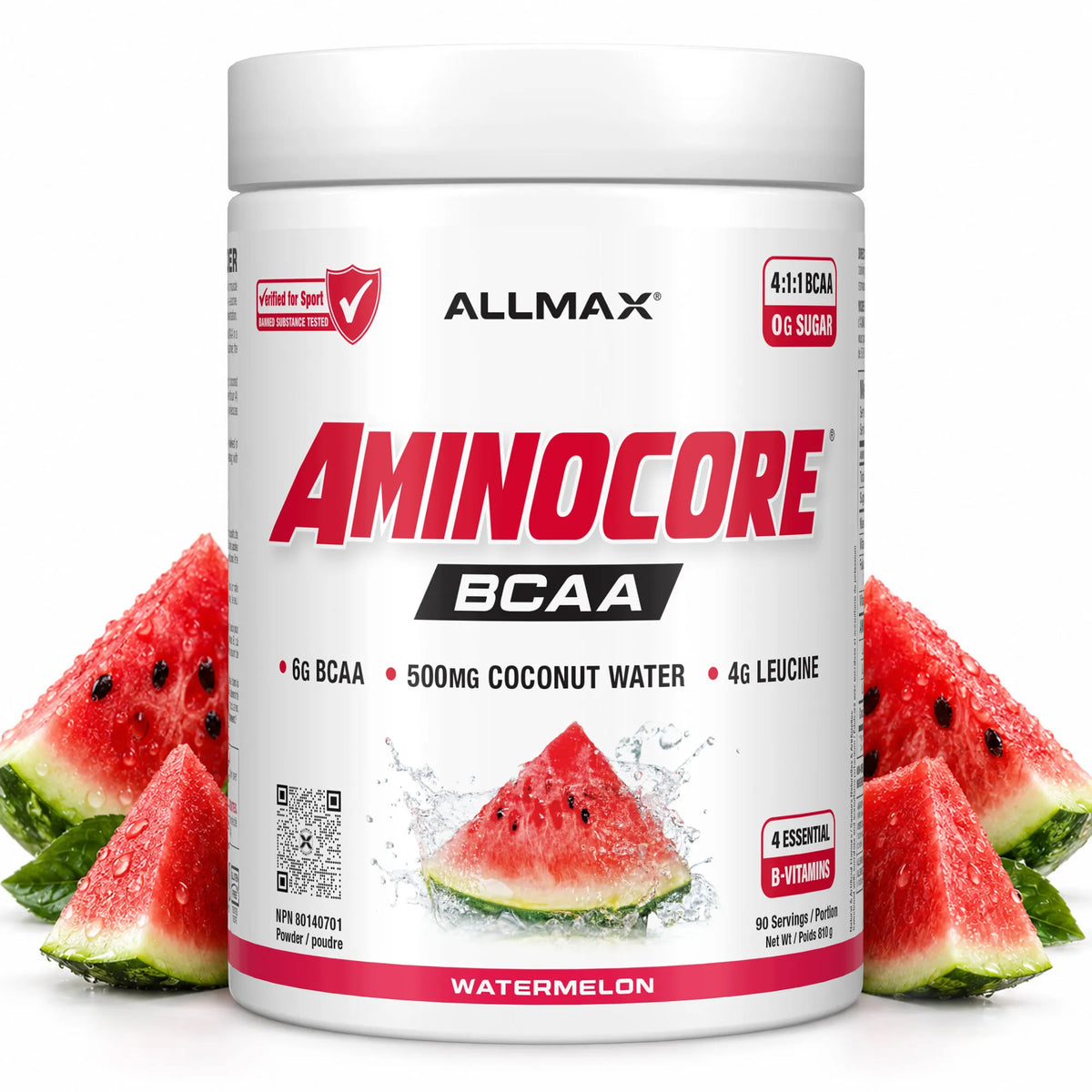 Aminocore : poudre de supplément BCAA