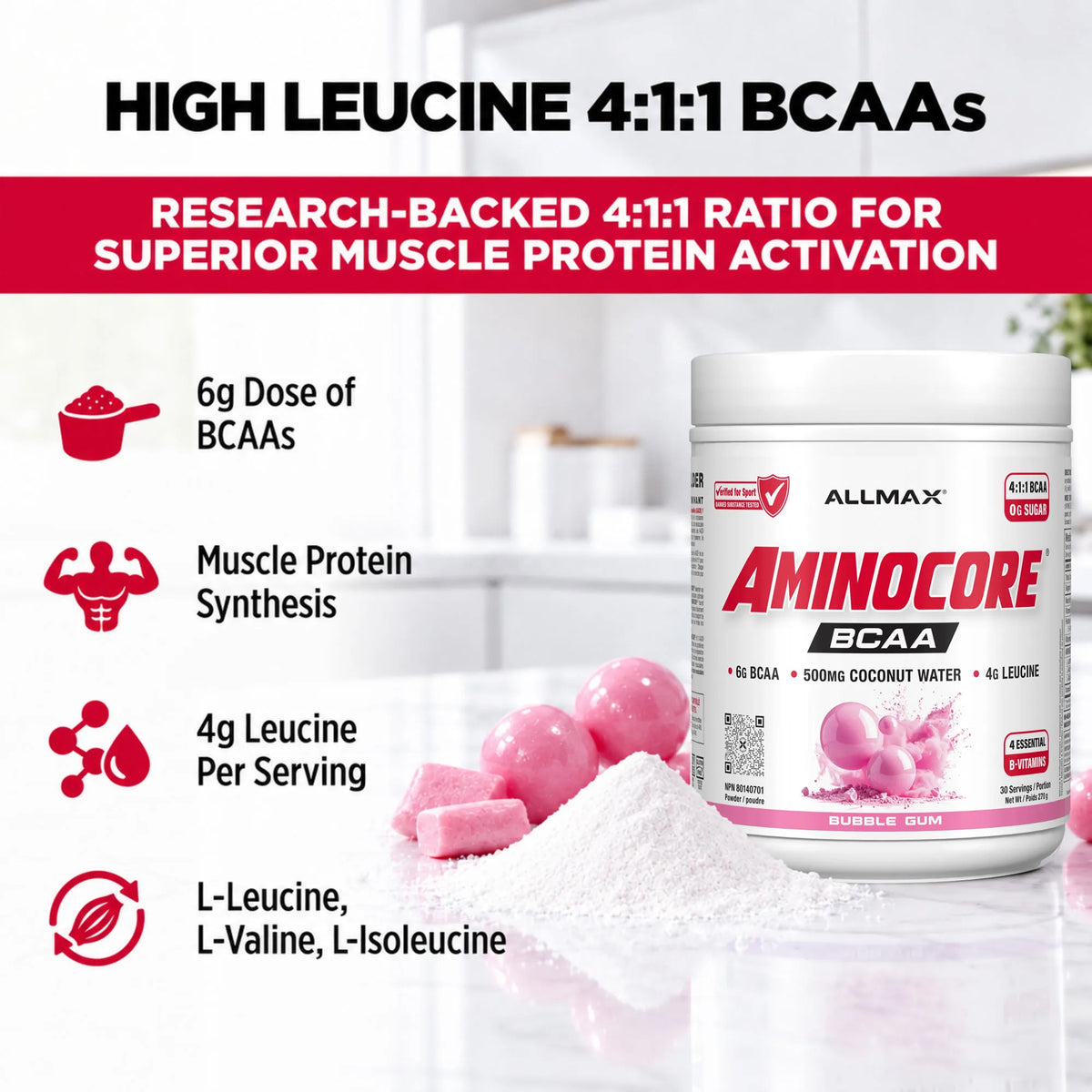 Aminocore: BCAA Supplement Powder