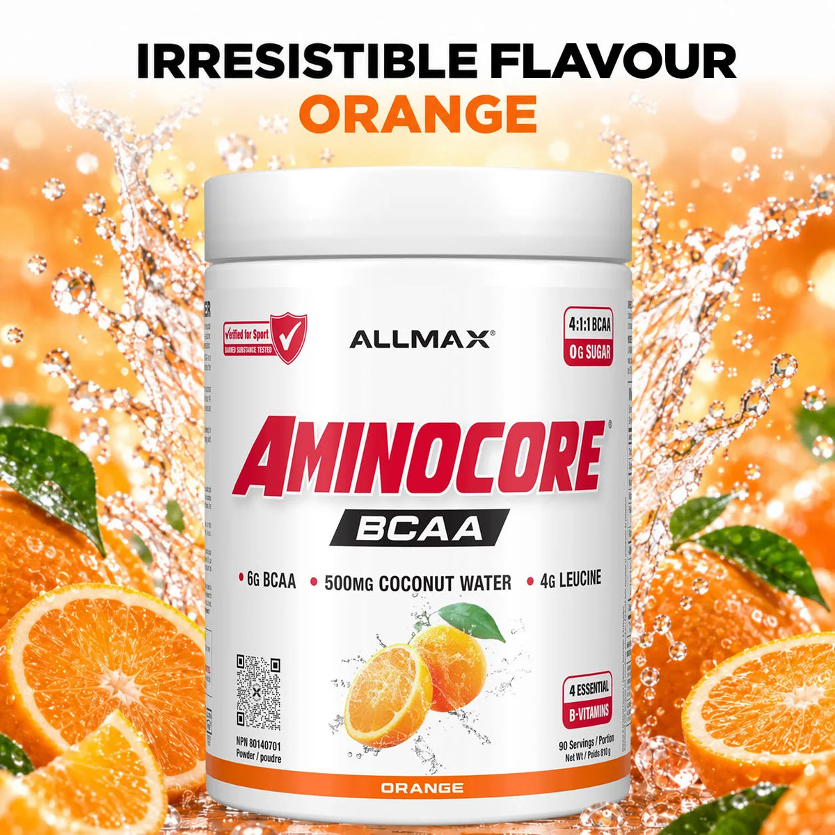Aminocore : poudre de supplément BCAA