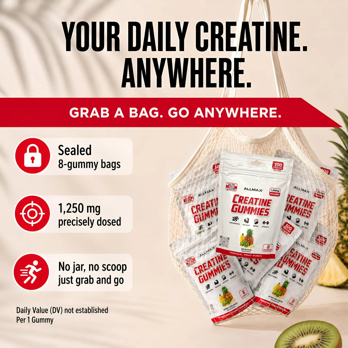Creatine Gummies Pouches