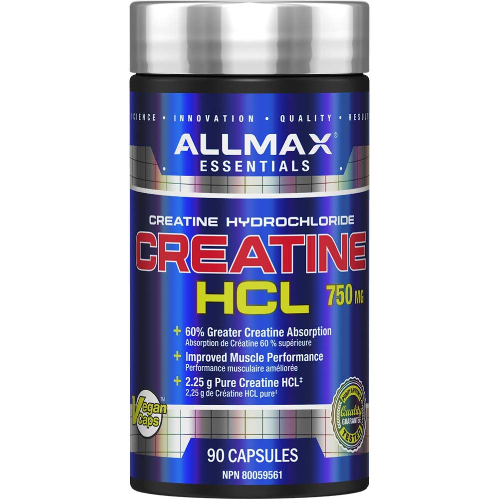 Creatine HCl by ALLMAX Nutrition in 90ct Size.
