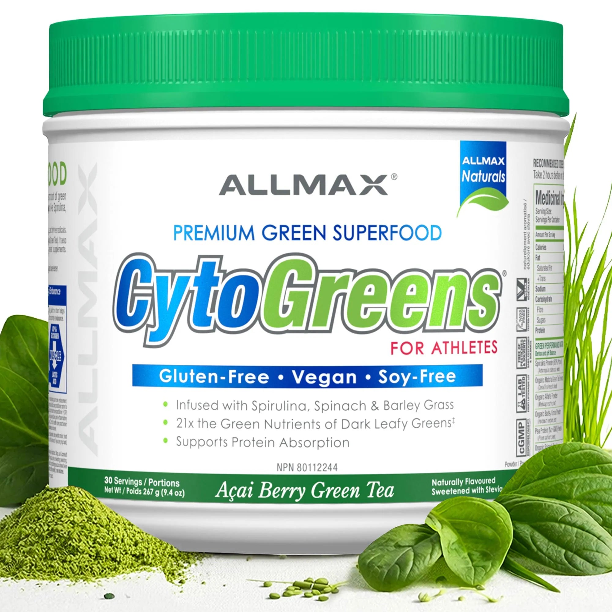Cytogreens : poudre de légumes verts