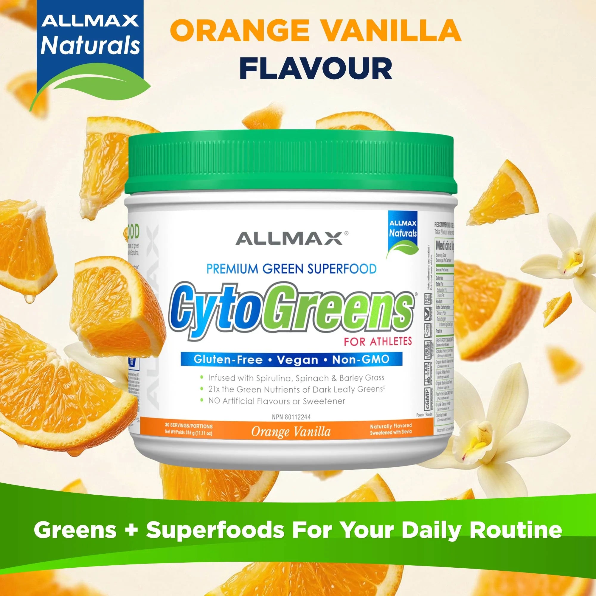 Cytogreens : poudre de légumes verts