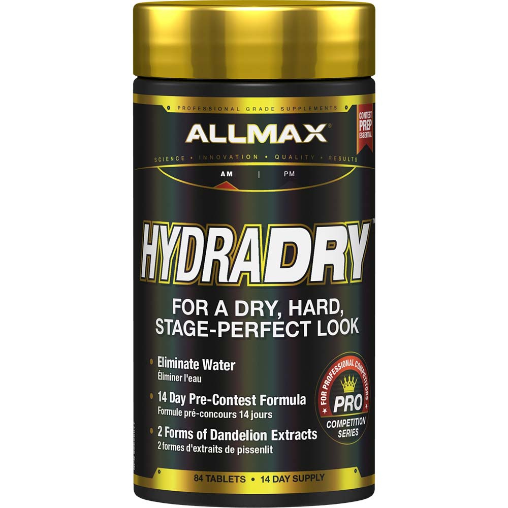 HydraDry by ALLMAX Nutrition in 84ct Size.