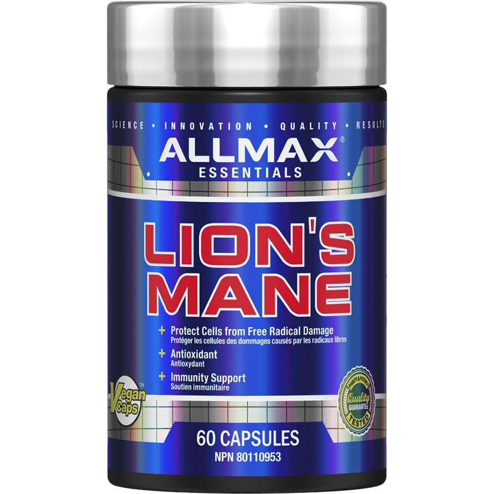 Lion's Mane by ALLMAX Nutrition in 60ct Size.