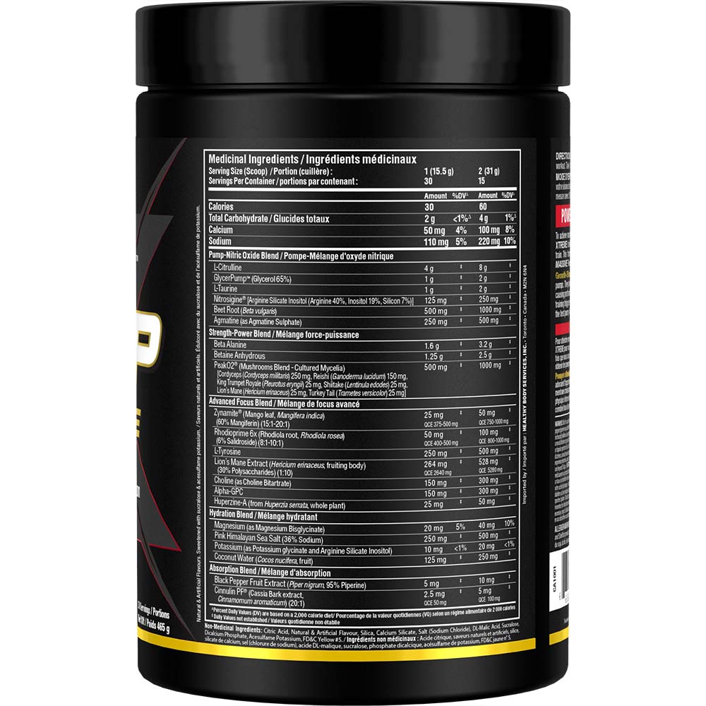 Impact Pump Xtreme by ALLMAX Nutrition in Pineapple Mango Flavor and 465g Size.