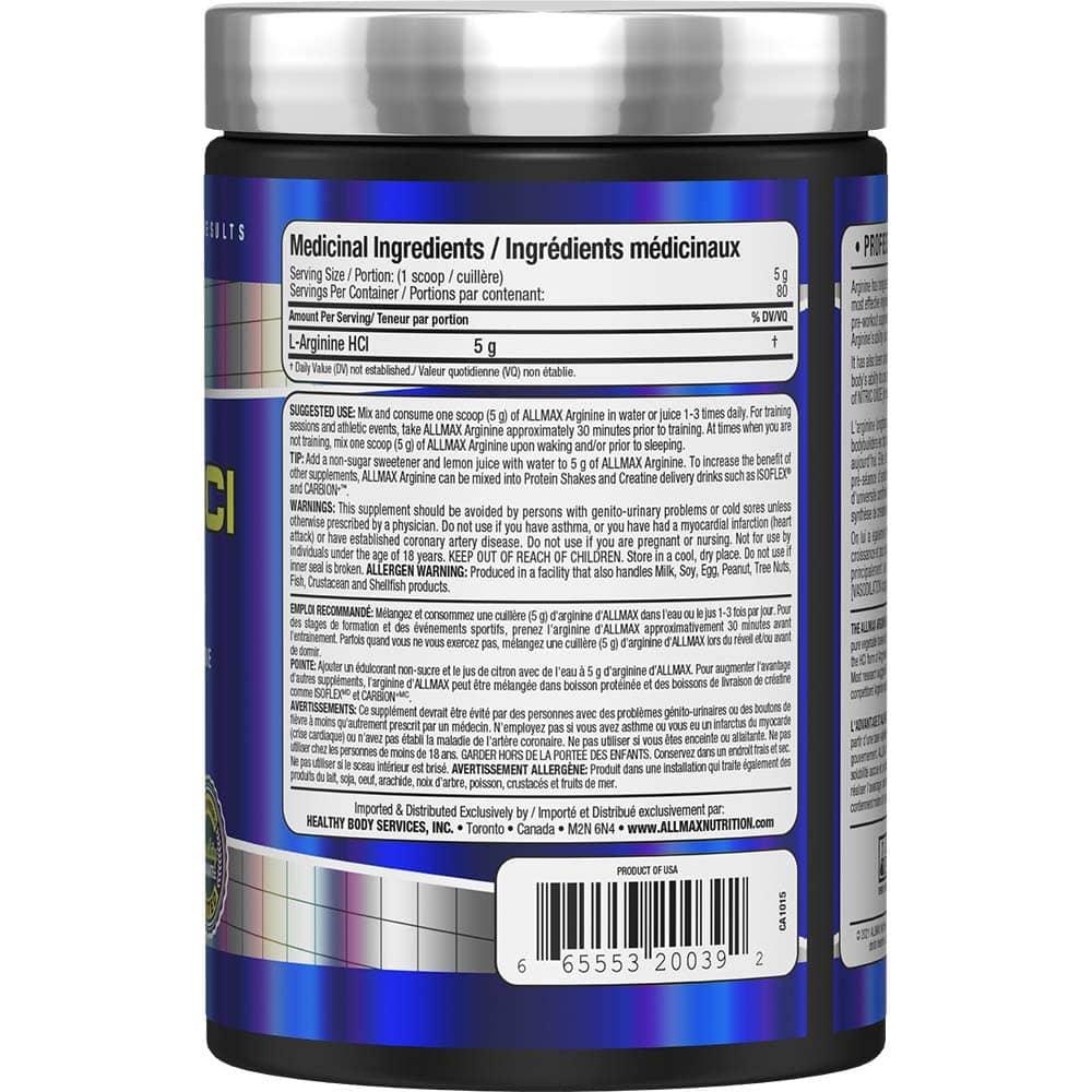 Arginine HCL allmaxnutrition