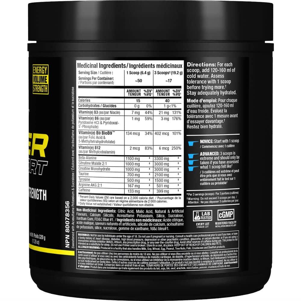 Impact Igniter Sport by ALLMAX Nutrition in Blue Rasp Flavour and 320g Size. SFP