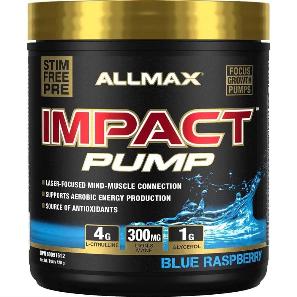 Impact Pump allmaxnutrition Blue Raspberry 420g