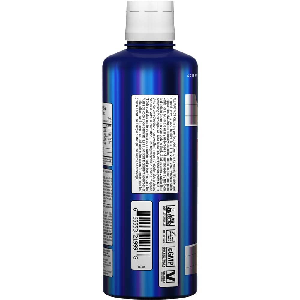 MCT OIL 12oz by ALLMAX Nutrition in 355ml Size.