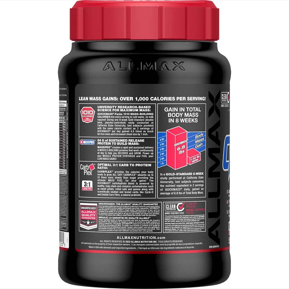QuickMass Rapid Mass Gain Catalyst allmaxnutrition