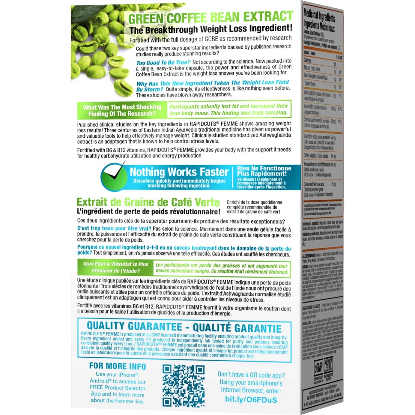 RAPIDCUTSFEMME CRYSTALS allmaxnutrition