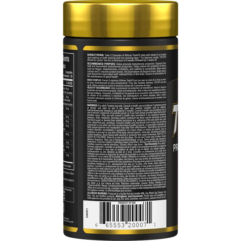 TESTOFX allmaxnutrition