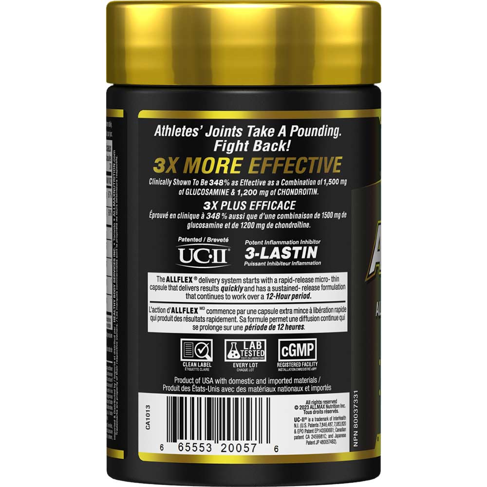 Allflex All-In-One Joint Formula by ALLMAX Nutrition in 60ct Size.