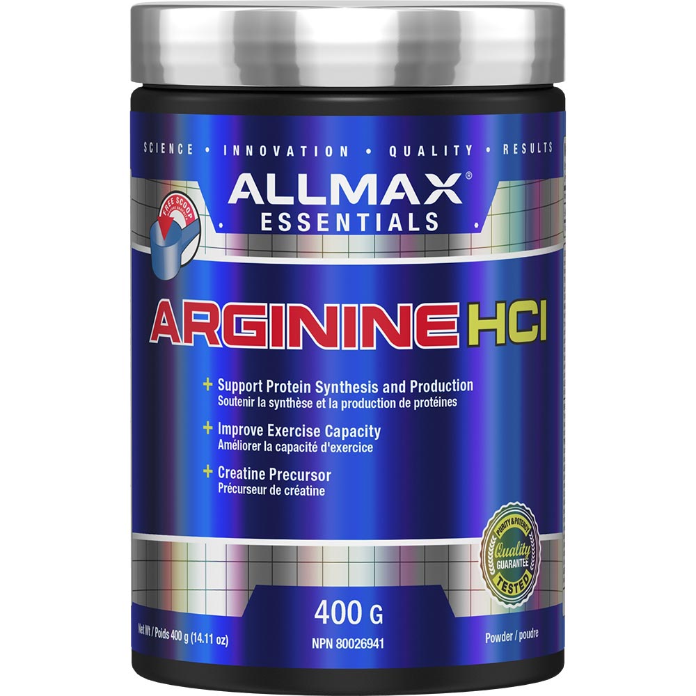 ALLMAX Nutrition Arginine HCl Supplement in 400g size