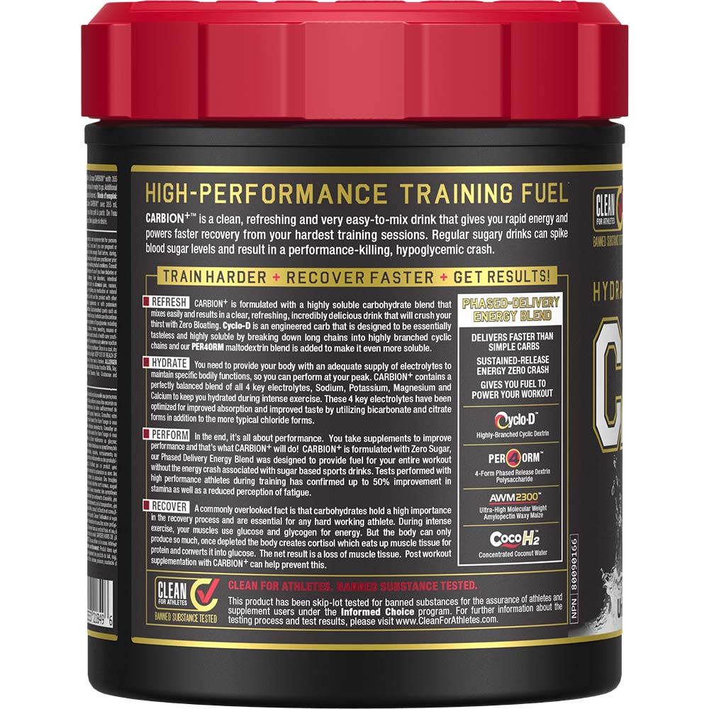 Carbion 25 Serv by ALLMAX Nutrition in Unflavour Flavour and 700g Size. 