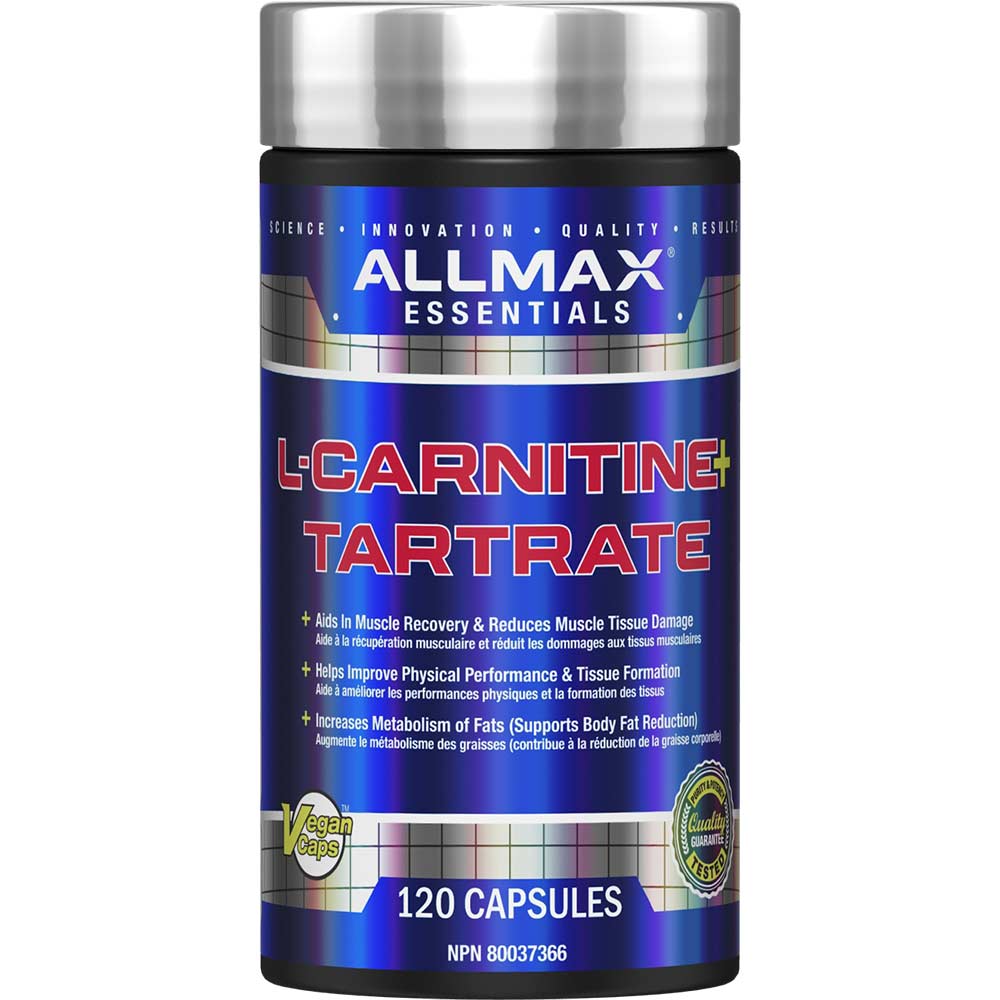 L-Carnitine by ALLMAX Nutrition in 120ct Size. 
