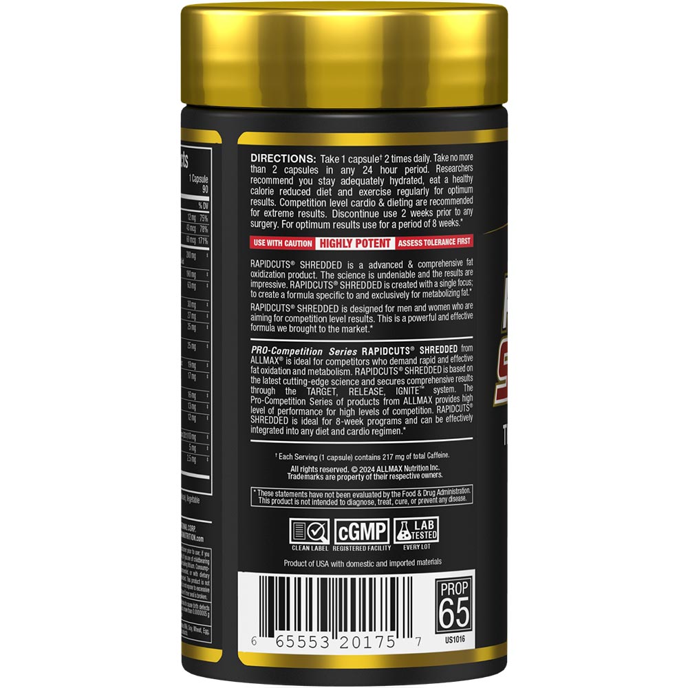Rapidcuts Shredded Thermogenic Fat Burner