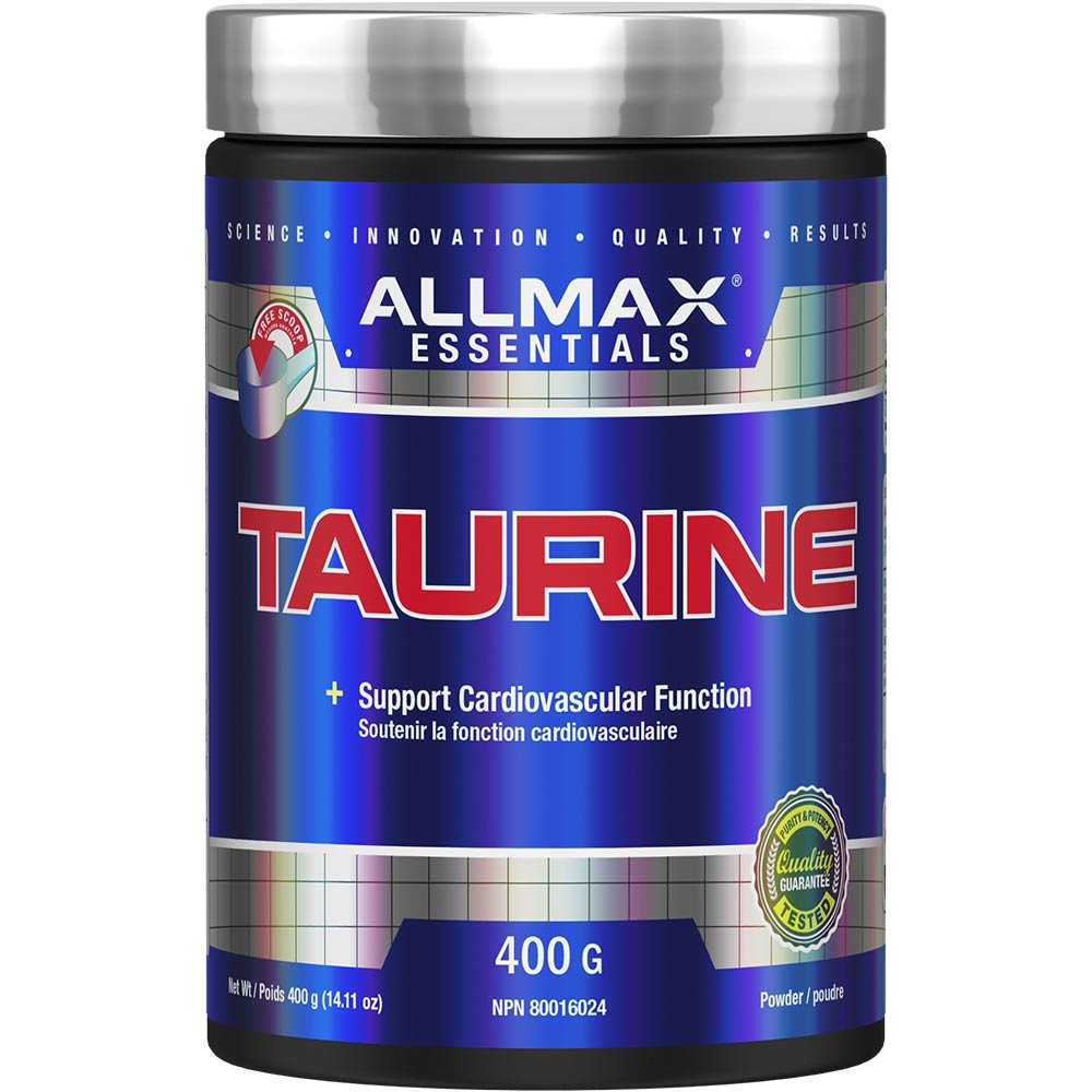 Taurine by ALLMAX Nutrition in 400g Size.