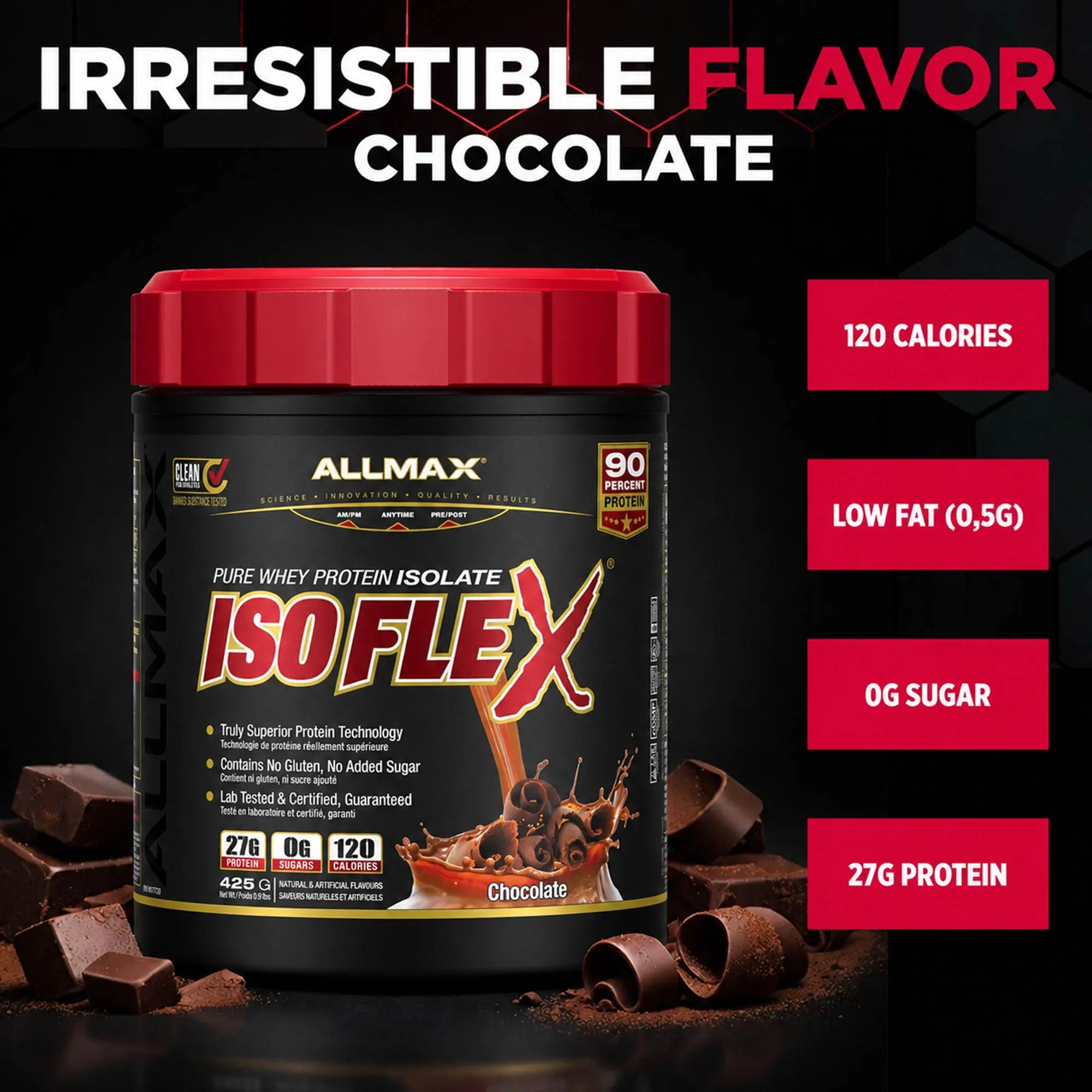 Isoflex: 100% Pure Whey Protein Isolate Powder