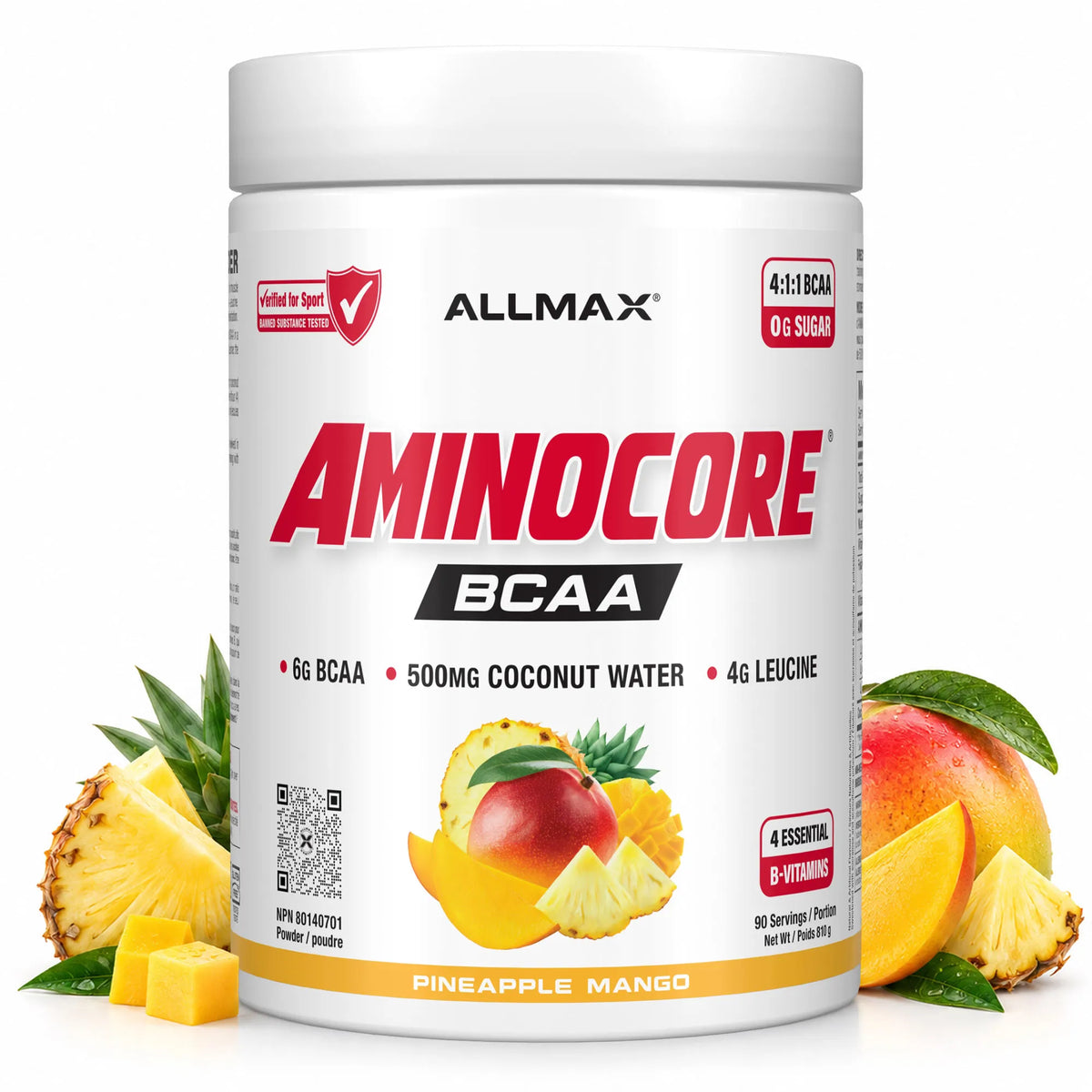 Aminocore : poudre de supplément BCAA
