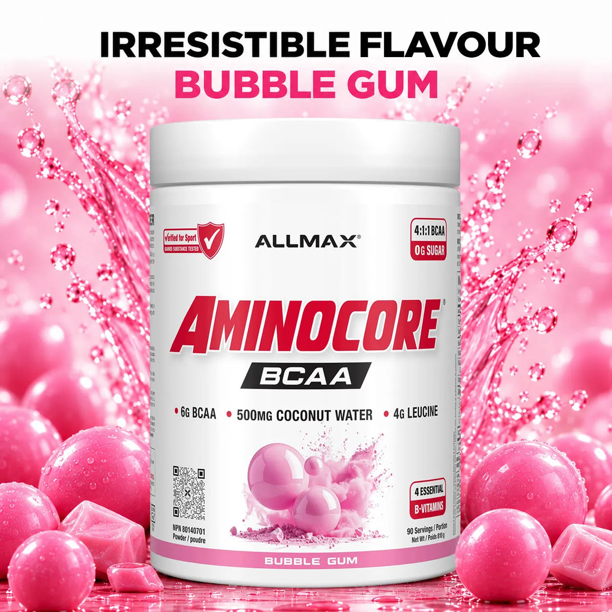 Aminocore : poudre de supplément BCAA
