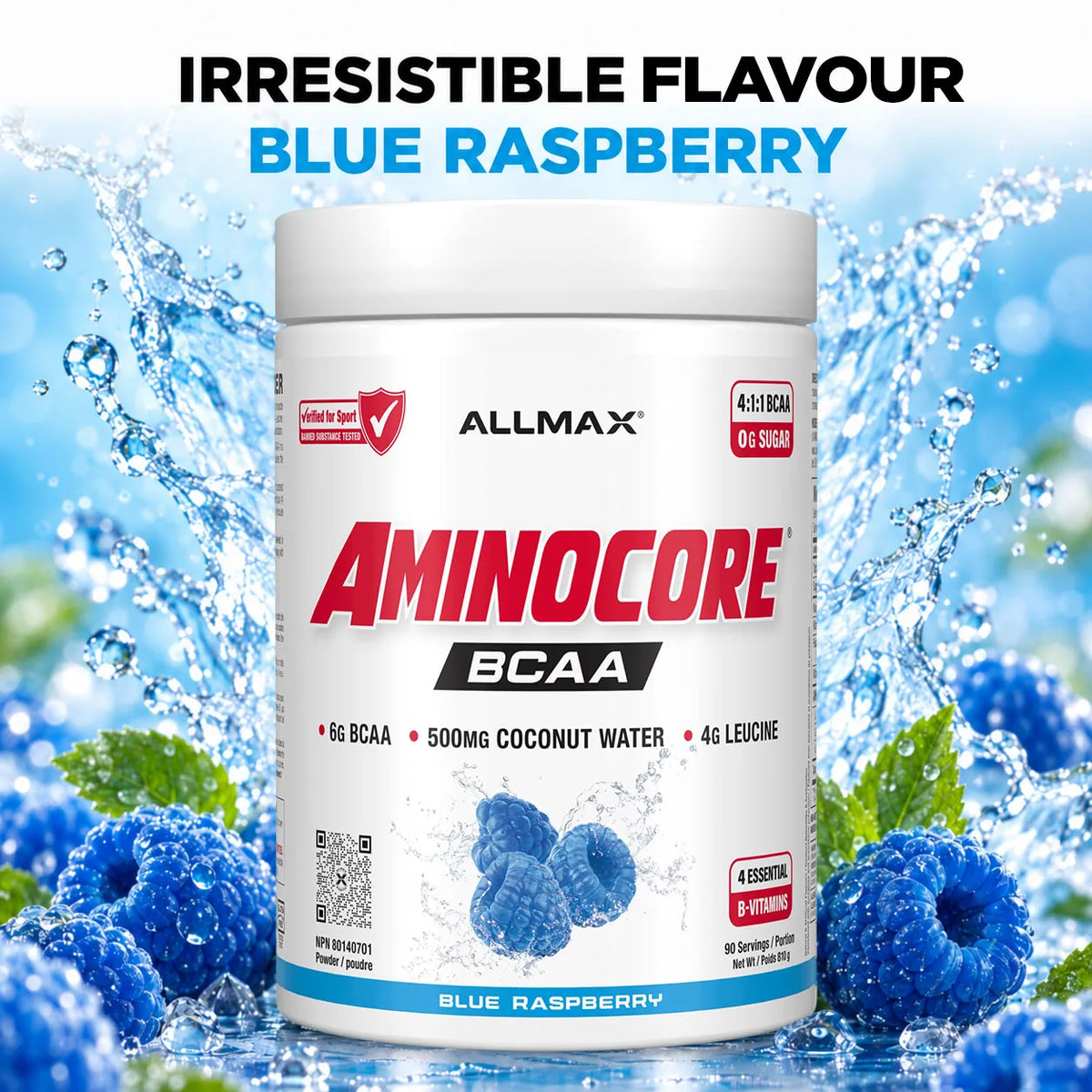 Aminocore : poudre de supplément BCAA