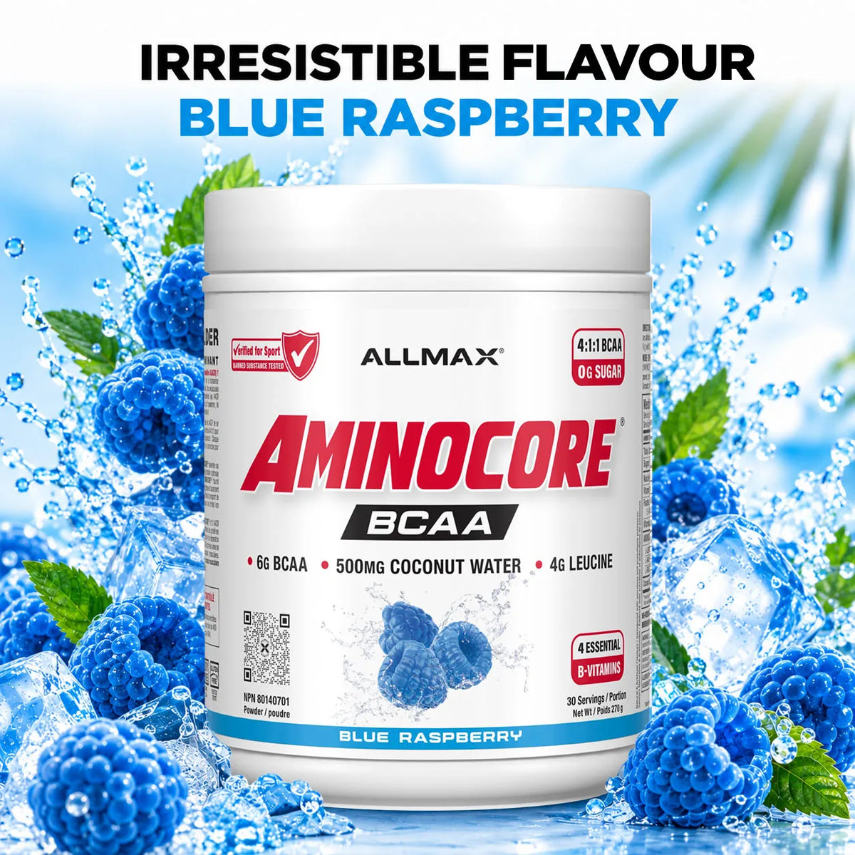 Aminocore : poudre de supplément BCAA