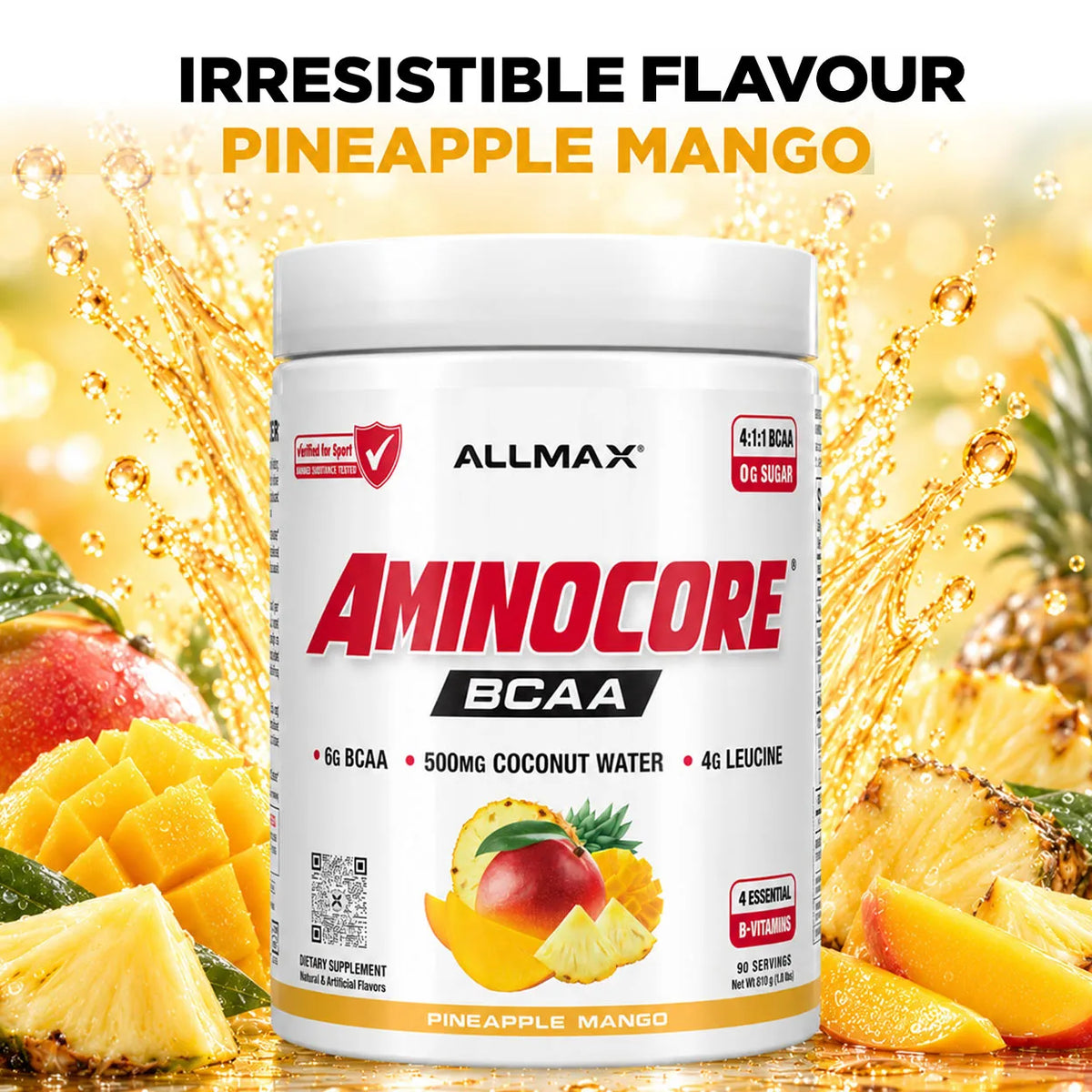 Aminocore : poudre de supplément BCAA