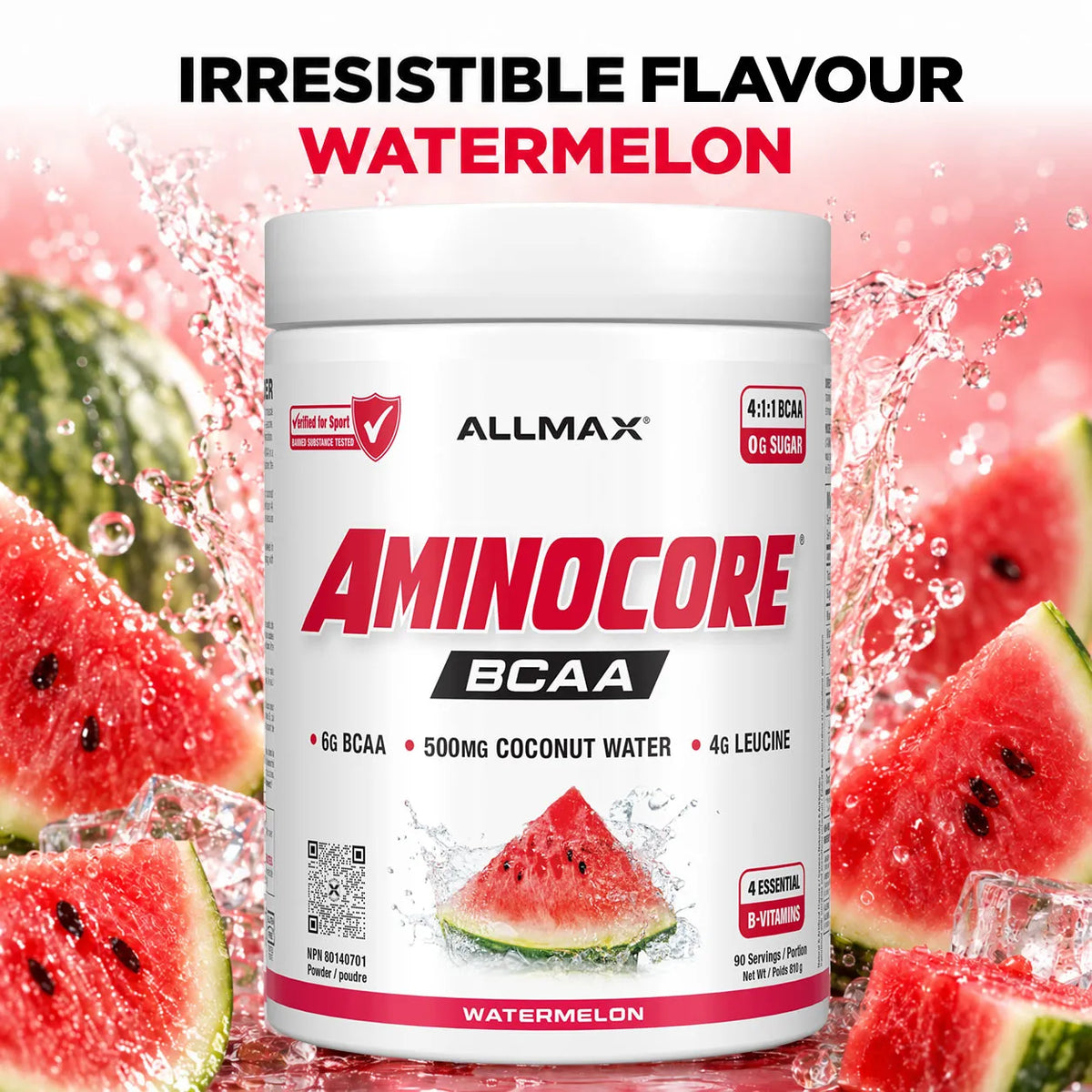 Aminocore : poudre de supplément BCAA