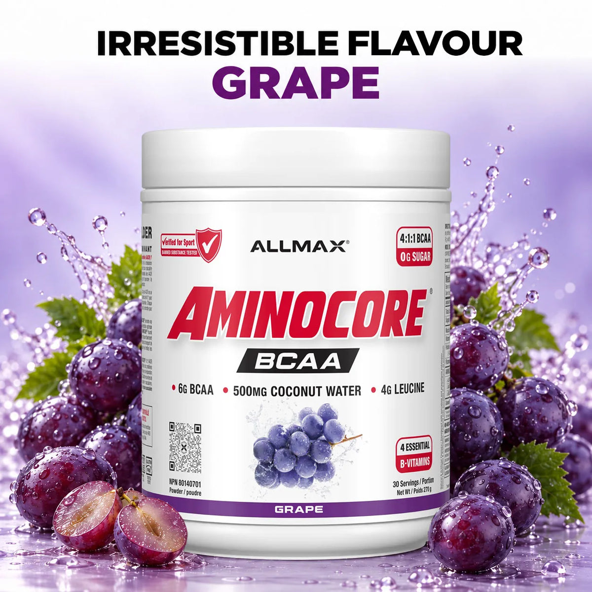 Aminocore : poudre de supplément BCAA