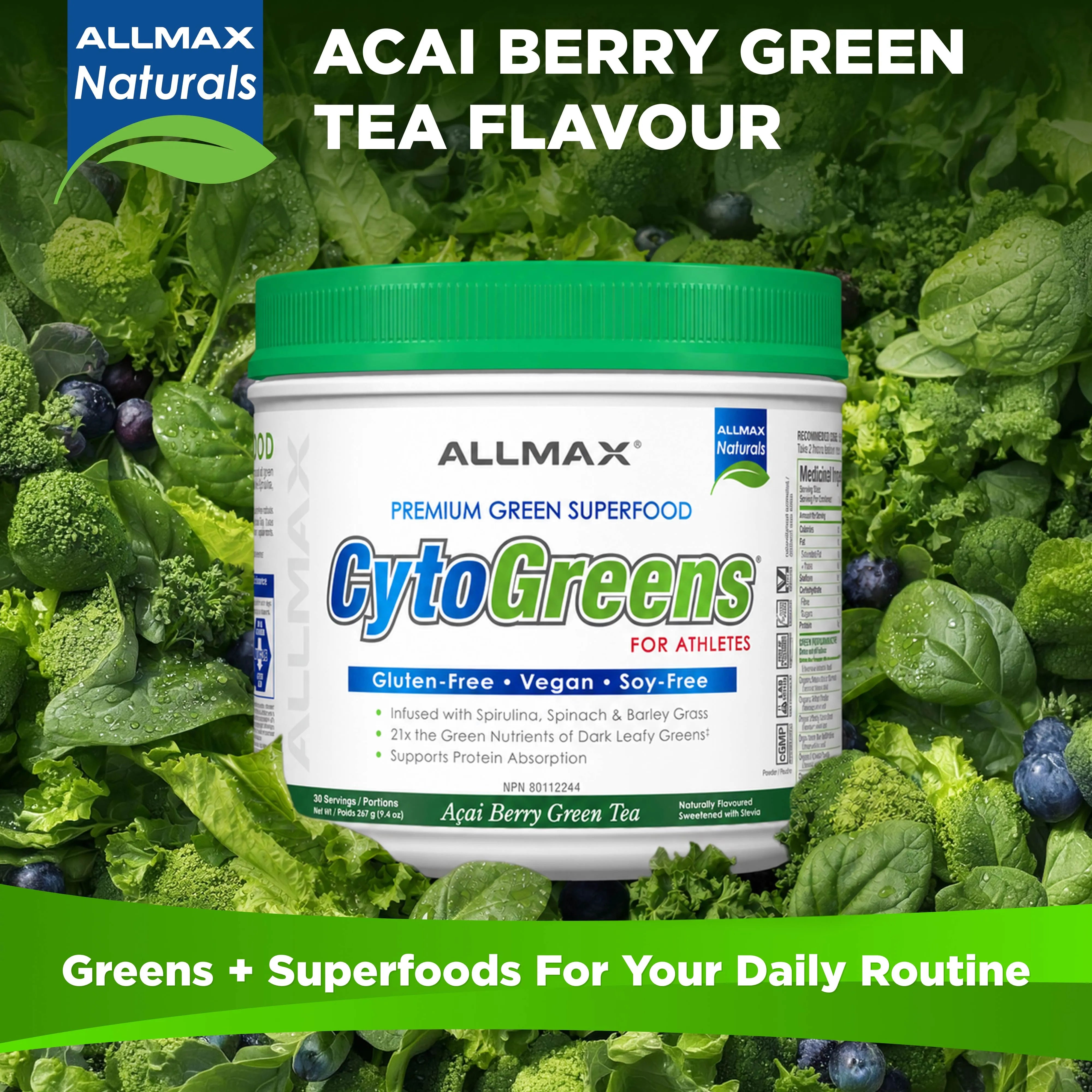 Cytogreens : poudre de légumes verts