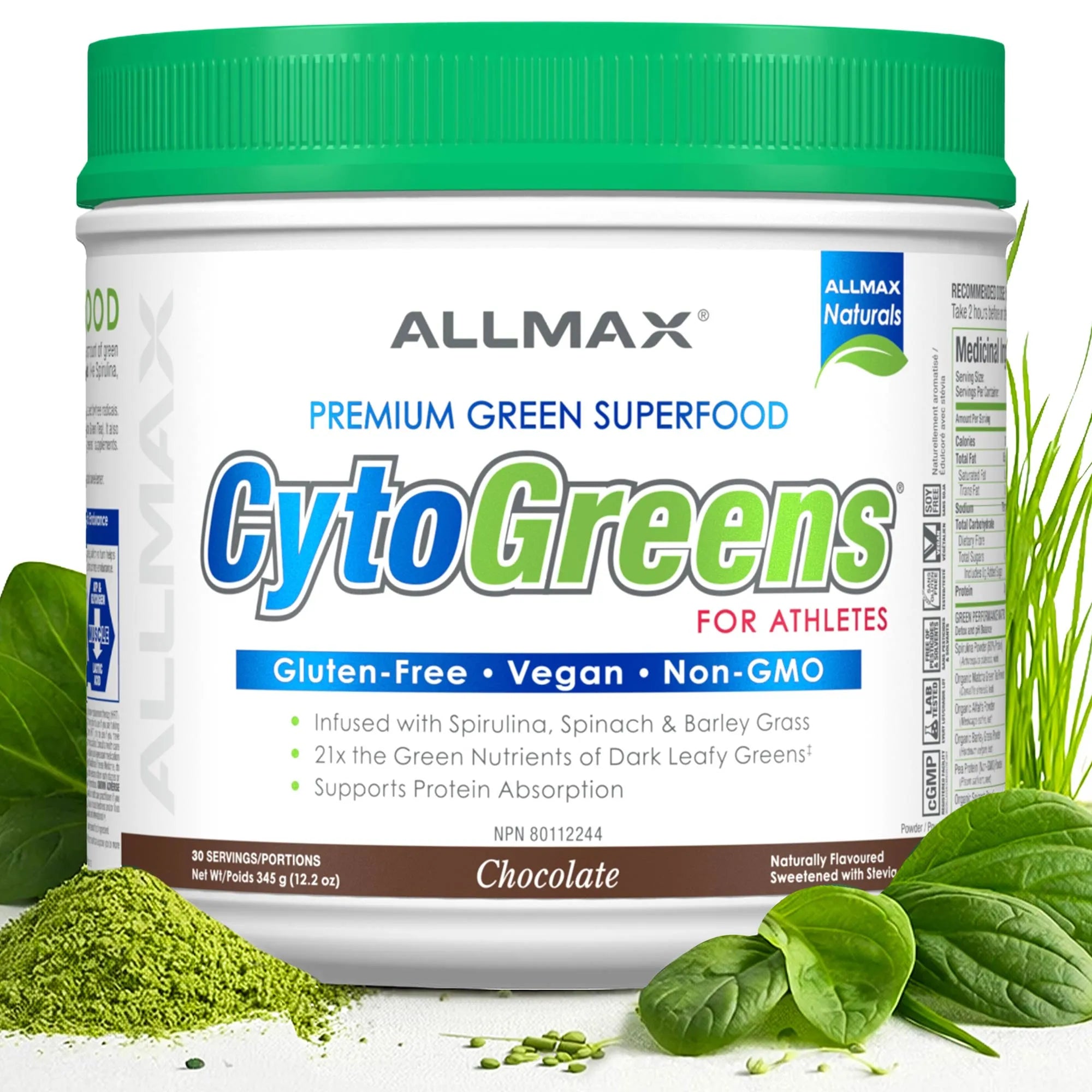 Cytogreens : poudre de légumes verts