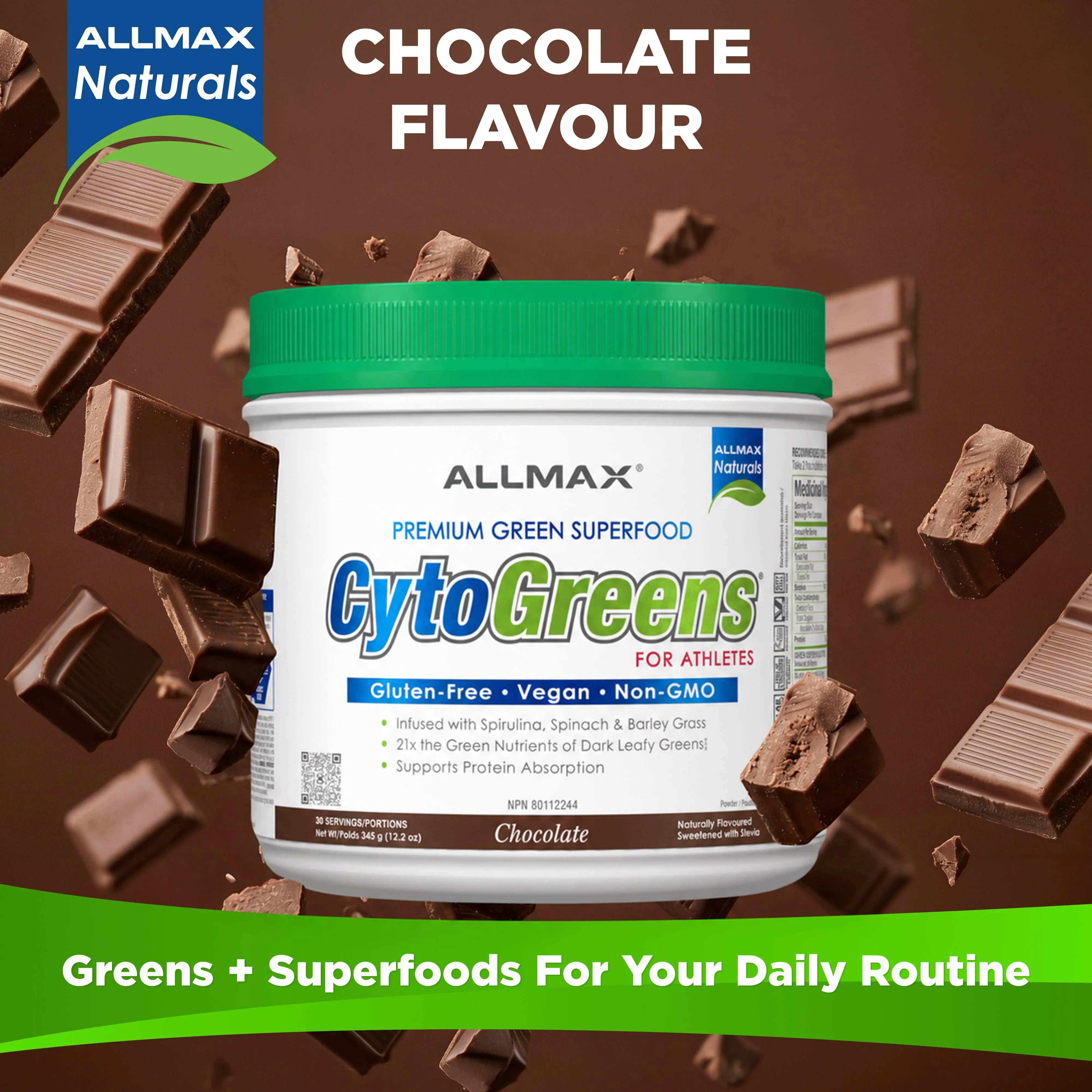 Cytogreens : poudre de légumes verts