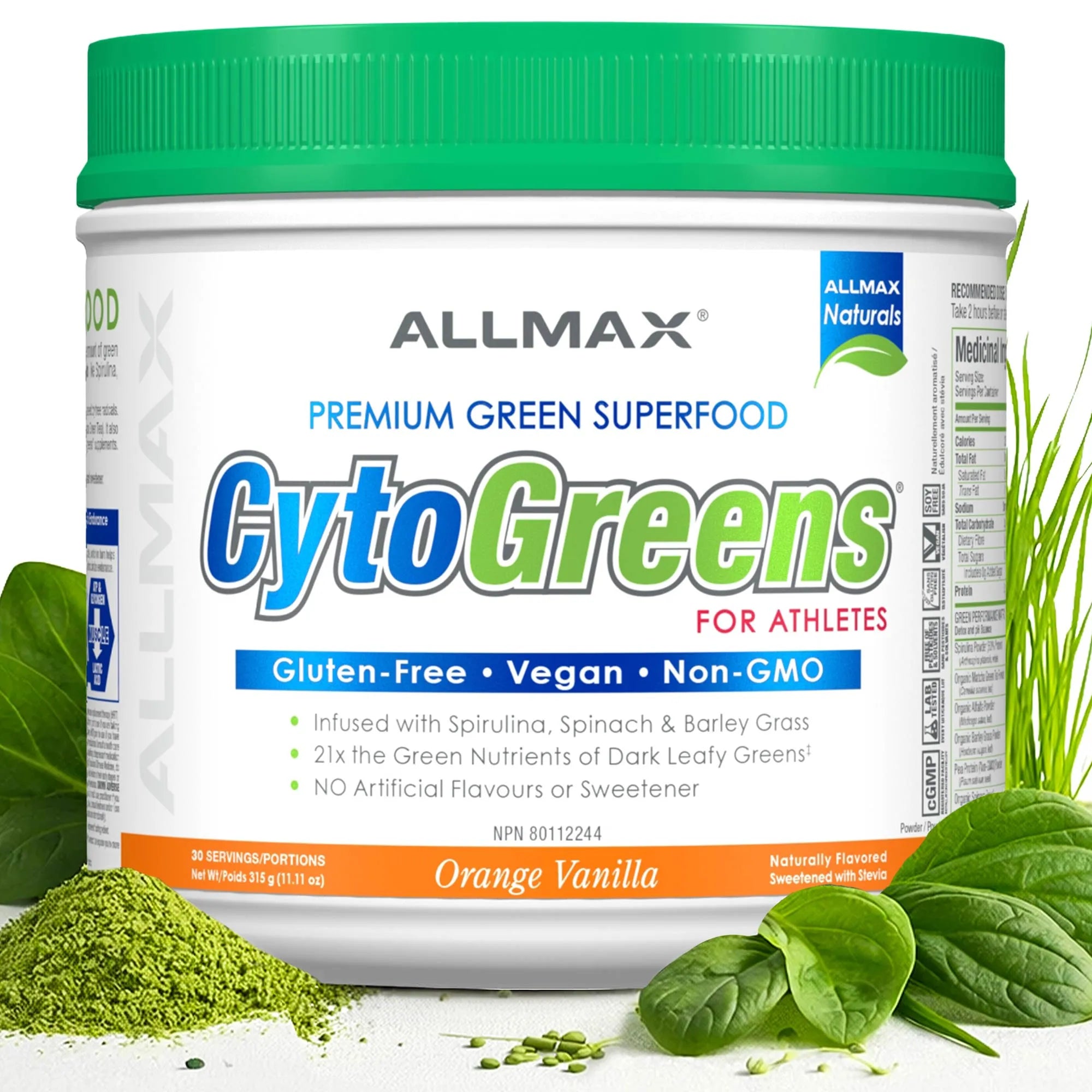 Cytogreens : poudre de légumes verts