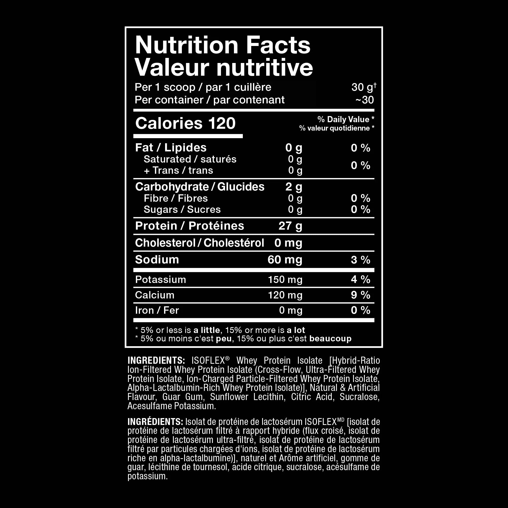 Isoflex: 100% Pure Whey Protein Isolate Powder